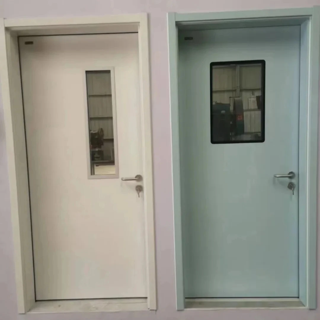 Factory Price Custom Size Laboratory Pharmaceutical Hospital Aluminum Frame Clean Room Door