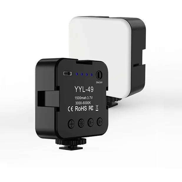 Mini rechargeable Photography Light LED Video Light Camera Fill Lamp Portable Soft Lighting Panel Multi-purpose led flash lamp