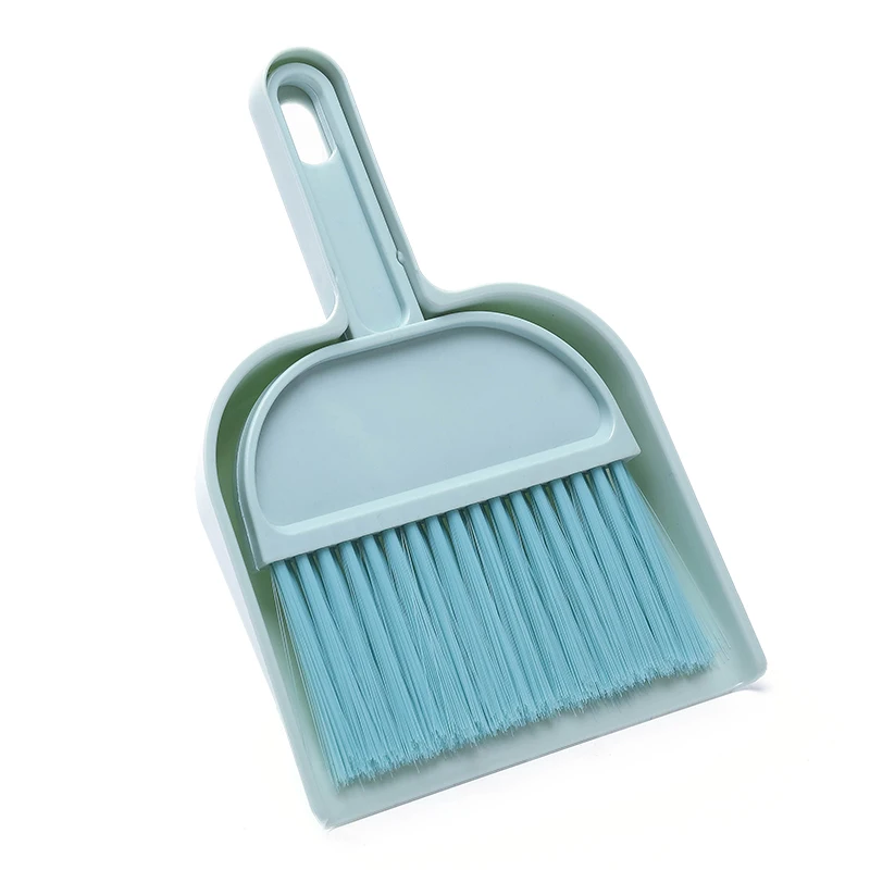 Mini Hand Computer Keyboard Cleaning Whisk Brush Broom Dustpan Set For Table