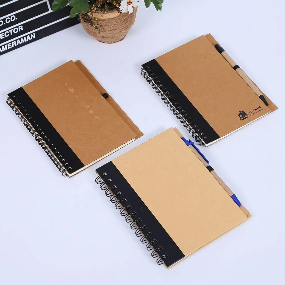 promotional products for business a5 kraft paper journal notebooks customizable recycled