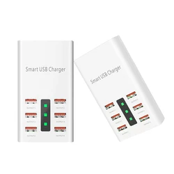 Office reception room multi-function 6 port 30W desktop multi-port Usb phone tablet computer charger For iphone