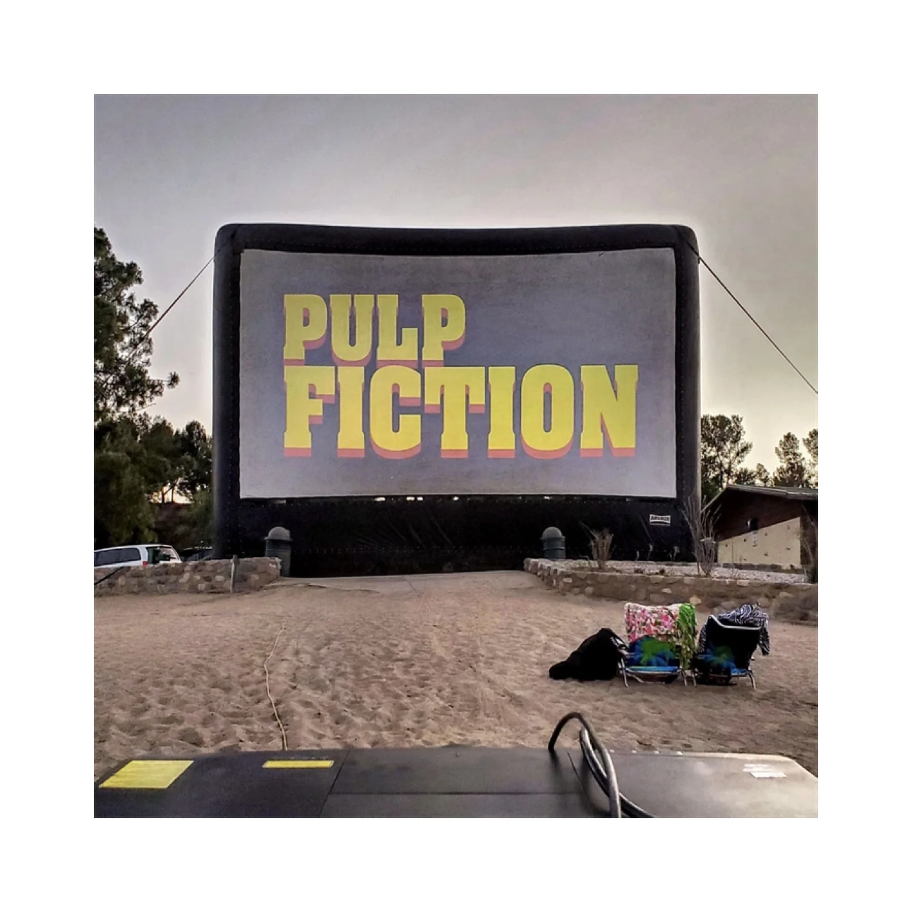 High quality 24ft Outdoor Inflatable TV Cinema Airsealed Movie Screen Inflatable Projector Screen For Rentals