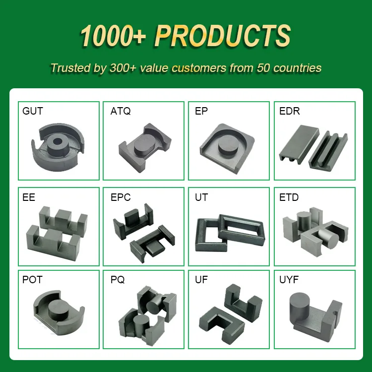 XUYI OUGE Hot products EE17/12/8 magnetic core OGPC44 material mobile phone charger magnetic core