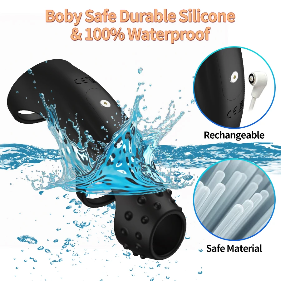 Sperm-Locking Ring Generation 2 Remote Control Electric Locking Sperm Ring Silicone Stimulation Couples Share Vibrating Ring