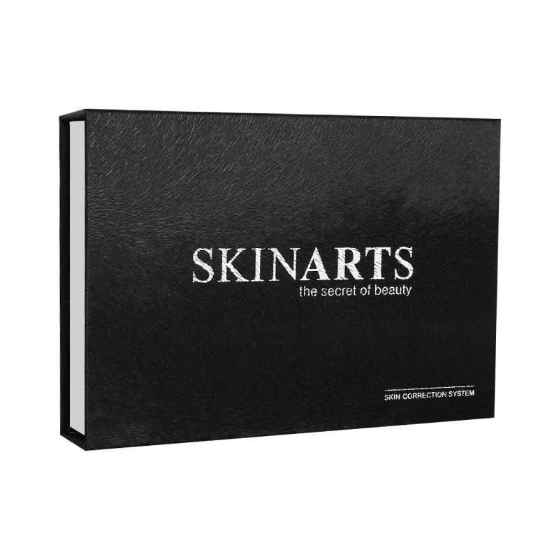 Custom printed Factory price paper packaging hard flap cardboard magnetic gift box with foam insert for cosmetic packaging box