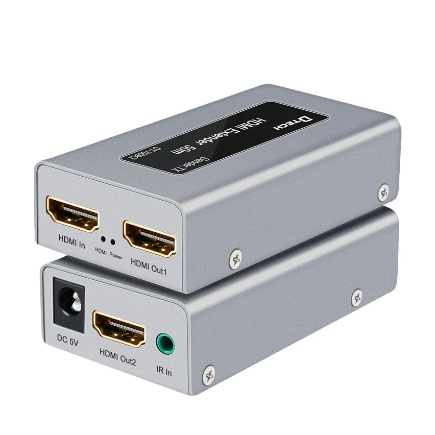 DTECH DT-7009CI 50m hdmi extender over cat5e cat6 support 1080P with IR control