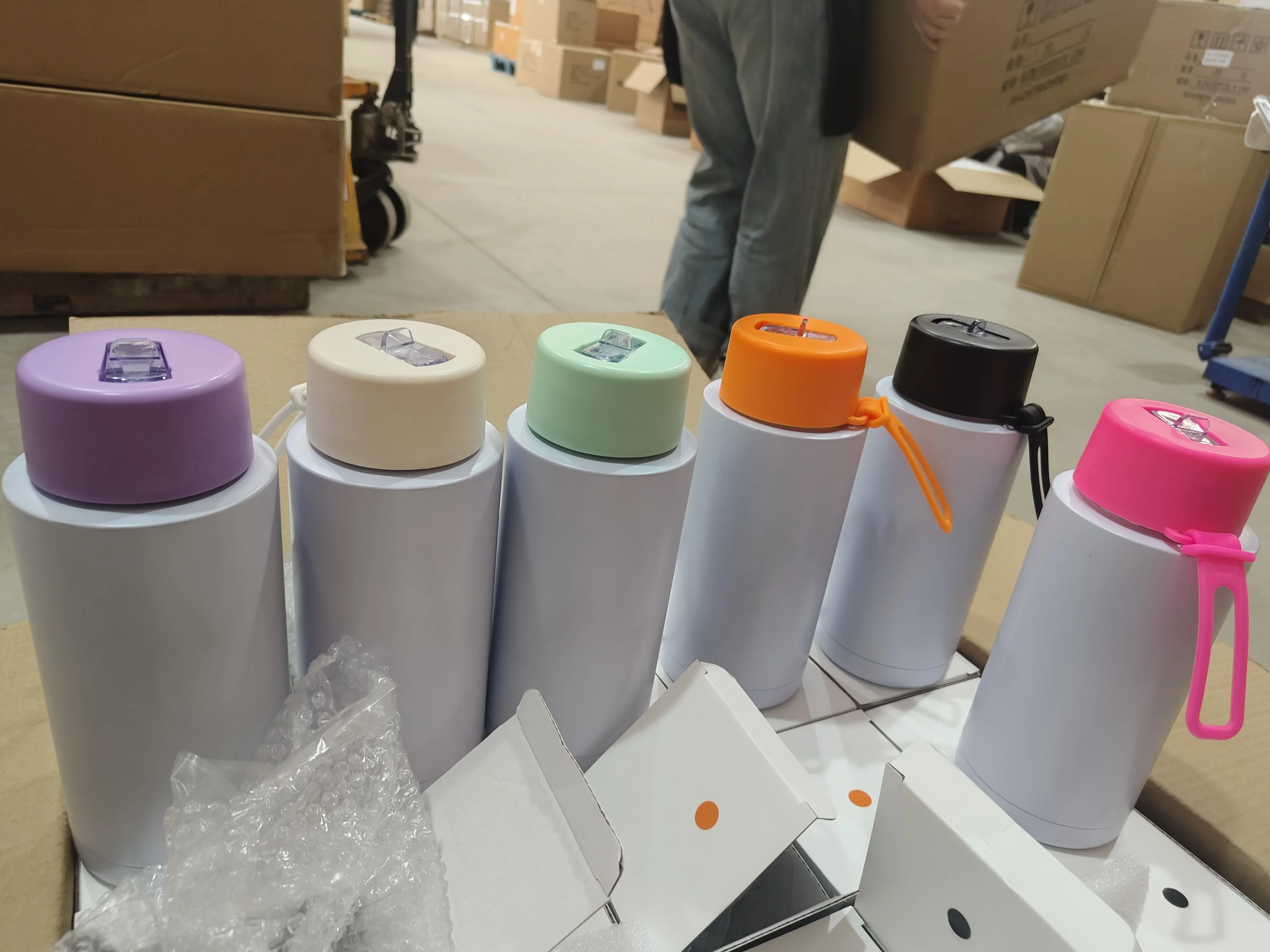 US warehouse stocked 34oz sublimation Water Bottles Insulated Metal Vacuum Flask Double Wall Stainless Steel Sport Water Bottle