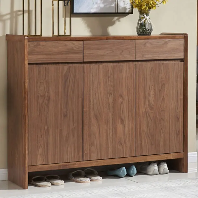 24 Pair 6 Layer Antique Style Home Furniture Shoe Rack Cabinet Bracket Small Teak Wooden Shoe Storage Cabinet For Entryway