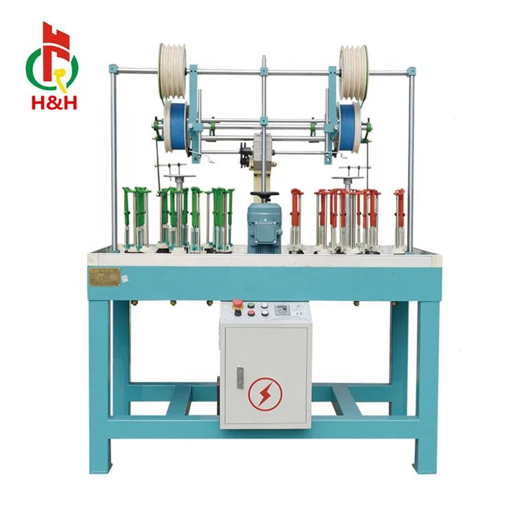 Best sales 16 spindles braided climb rope safety rope making braiding weaving machine