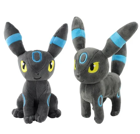 23cm Anime Eevee Shiny Umbreon Plush Toys Soft Stuffed Peluche Doll Birthday Gifts