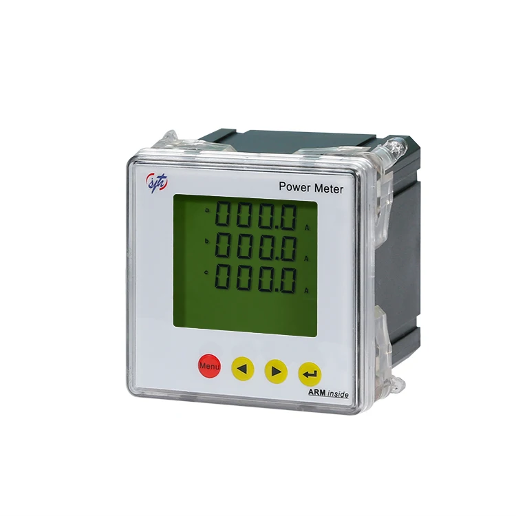 Competitive Price LCD intelligent AC three-phase ammeter htew-x7i3-y LCD displays digital panel AC voltmeter