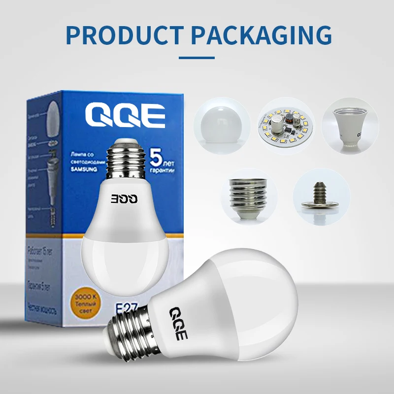 High-Lumen E27 LED Bulb with Turbine Cooling Function Rechargeable Spot Light Bulb for LED Lights