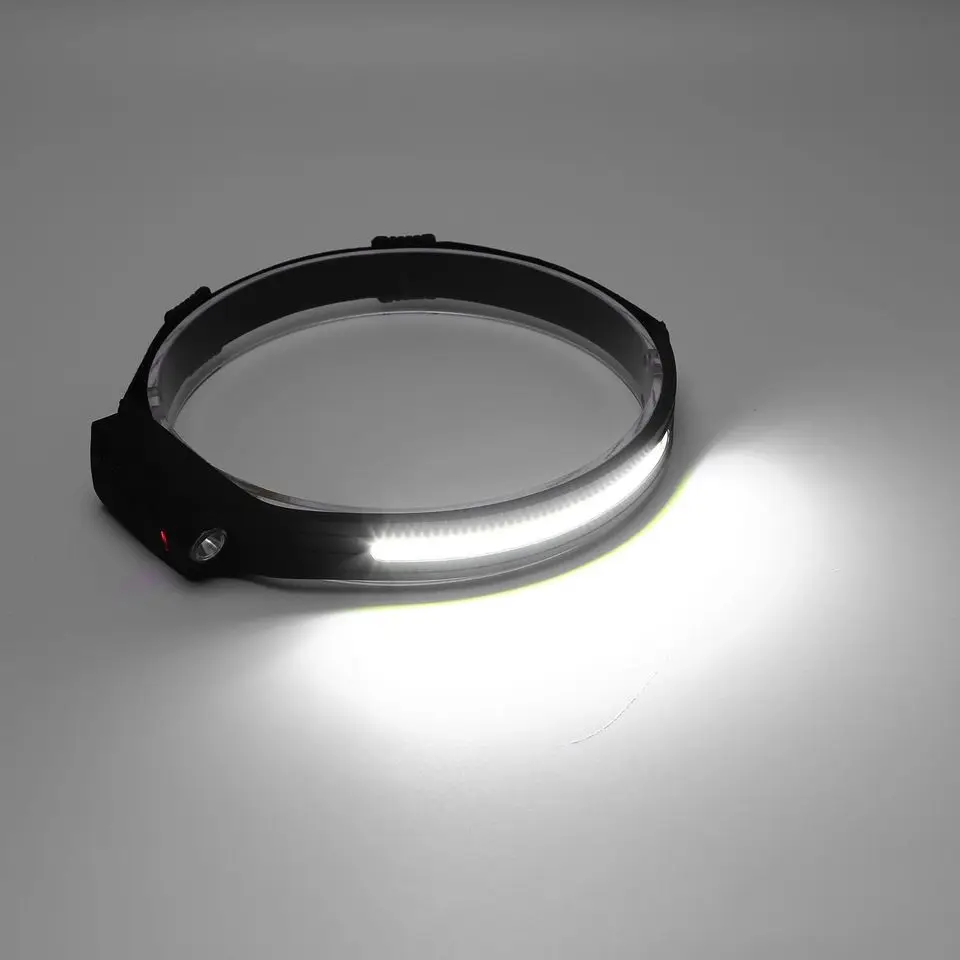 Новый Профессиональный датчик движения Мощный светодиодный Белый свет USB перезаряжаемый ходовой фонарь