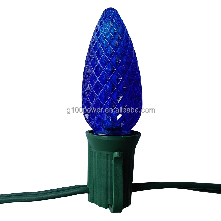 Top Quality Retrofit SMD LED C9 Christmas Light Bulb Warm White Outdoor Commercial Holiday Lighting