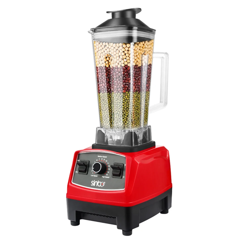 commercial Grade Timer Blender Mixer Heavy Duty Automatic Fruit Juicer Food Processor Ice Crusher Smoothies 4500W