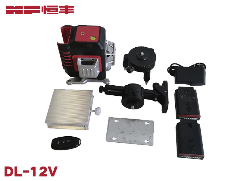  12 Lines 3D Green Laser Levels Self-Leveling 360 rotary laser level