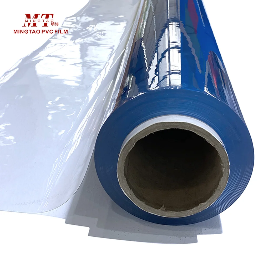 PVC clear plastic sheet roll soft super clear PVC plastic film plastic roll