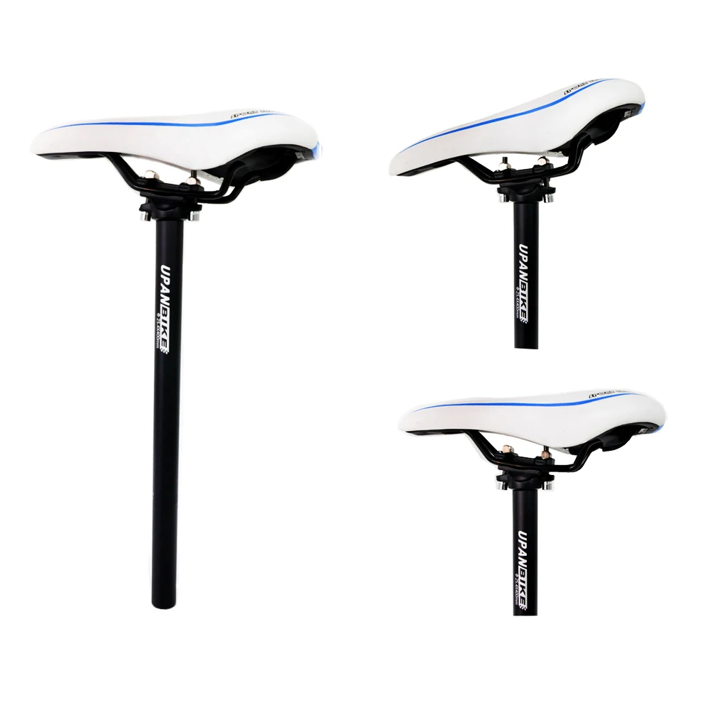 Ботильоны из замшевой кожи, фабричного изготовления Горный Руль для шоссейного велосипеда велосипедный Подседельный штырь 400 мм толщина алюминиевого сплава Регулируемый подседельный штырь для горного велосипеда подседельный штырь