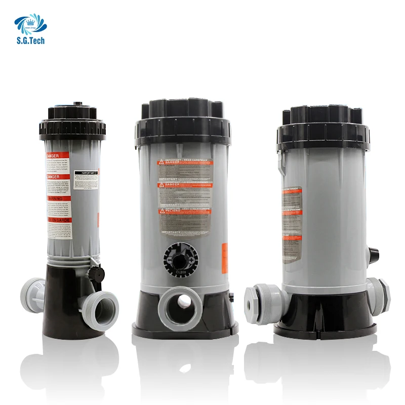 Adult-Suitable PC & ABS Material Chlorine Dispenser & Salt Chlorine Feeder for Swimming Pool Models CL100 & CL200