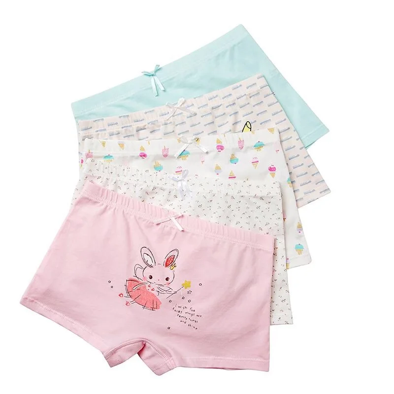 
2-12 Years Cartoon Printing Fashion Kids Thong Underwear Combed Cotton Kids Briefs Underwear 