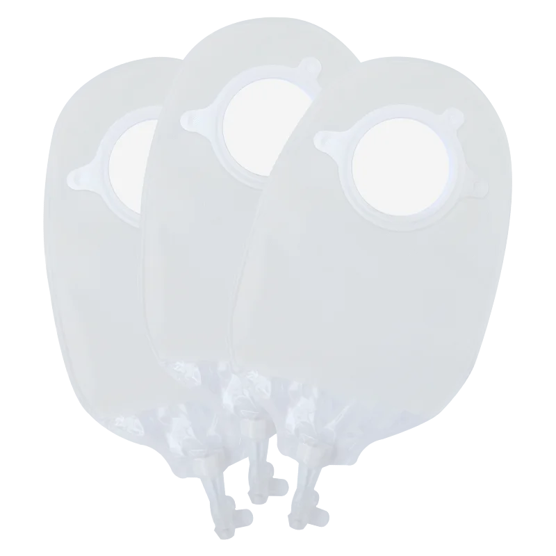 New Products Two Pieces Medical Ostomy Urine Urinary Bag Urostomy Bag And Convex Barrier