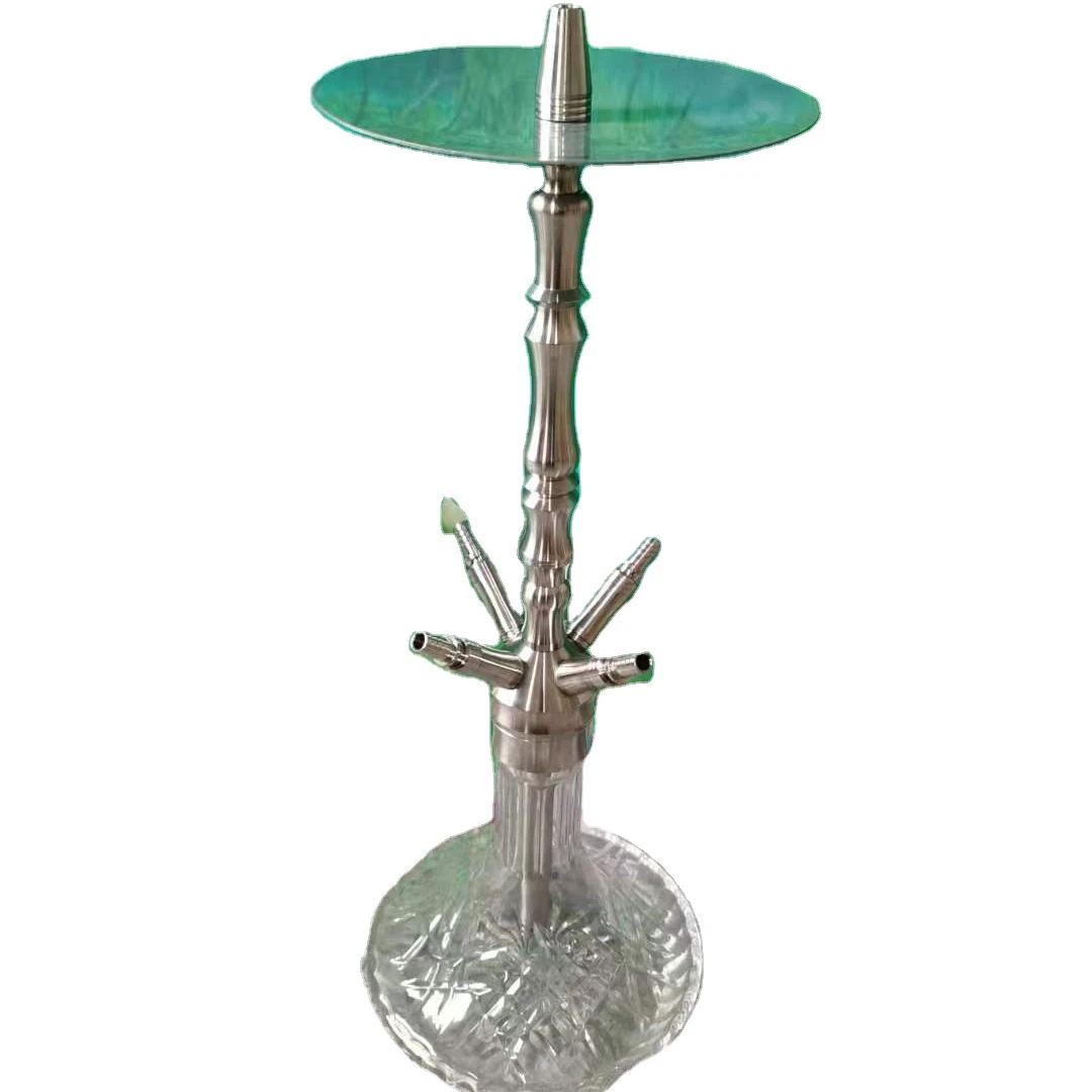 New Design Smoking Accessories Tobacco Stainless Steel Hookah Shisha Glass Bowl