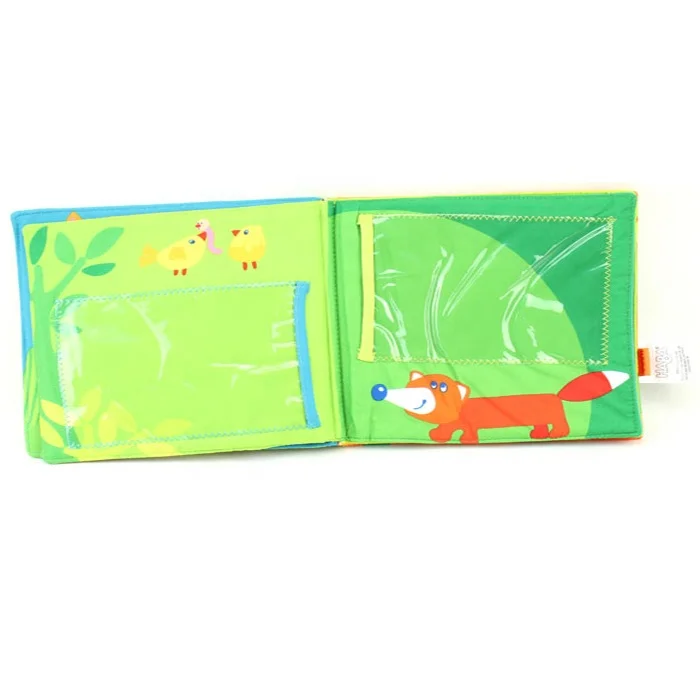 Custom Toys Type baby cloth photo book at classroom or home