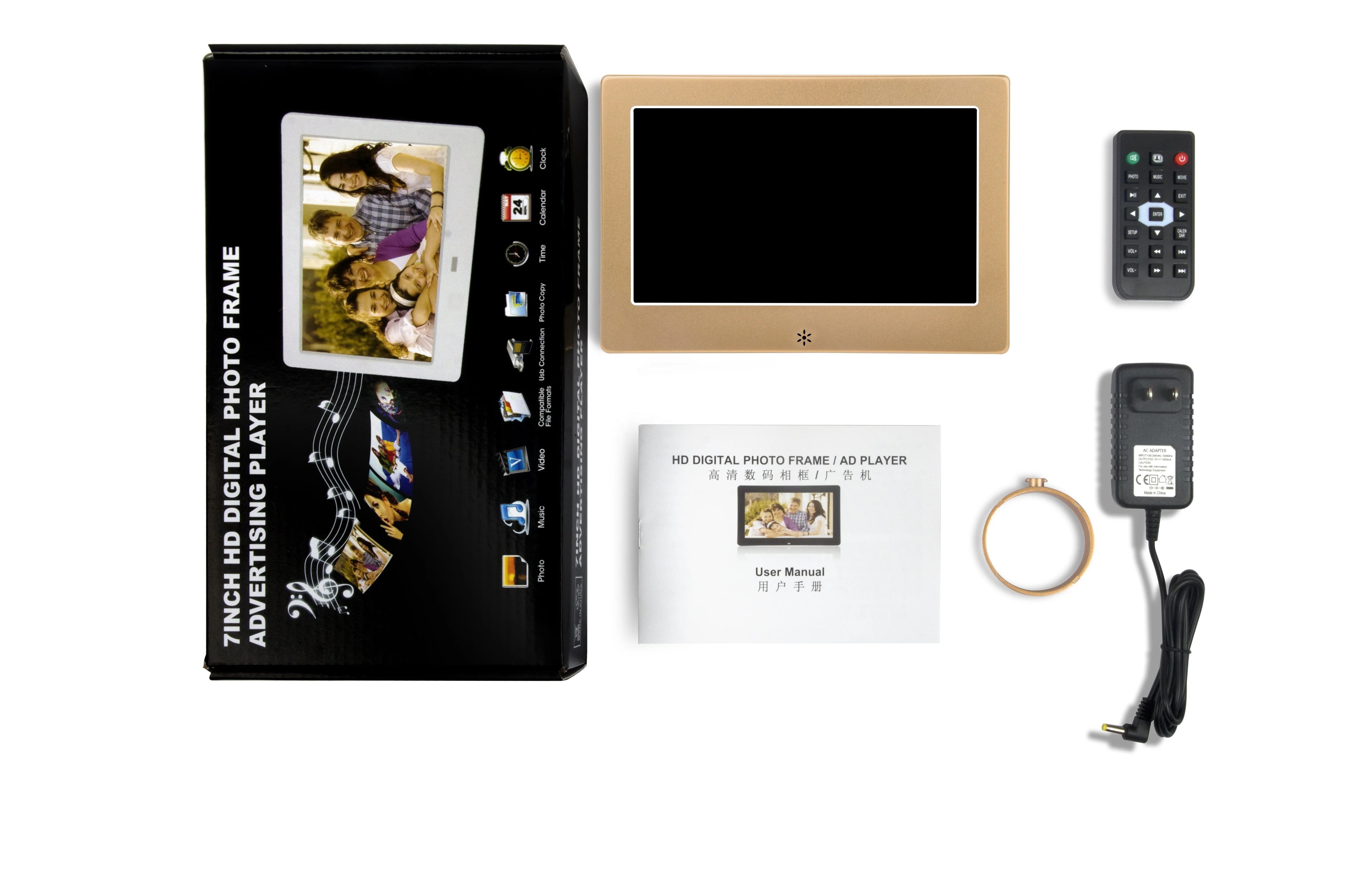 Лидер продаж, металлическая дешевая тонкая электронная цифровая рамка для фото-и видеосъемки с ЖК-дисплеем 7, 8, 10 дюймов, оптом