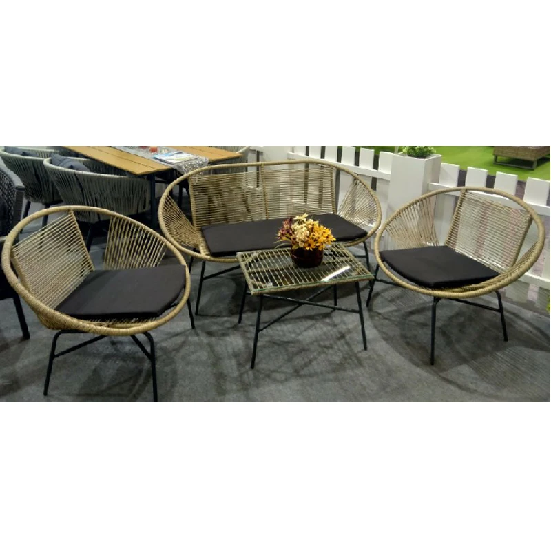 
Лидер продаж, железный стул, садовая мебель, набор для бистро, плетеное уличное кресло  (1600137332758)