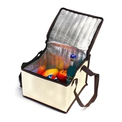 China manufacturer food delivery grocery lunch thermal non woven cooler bag