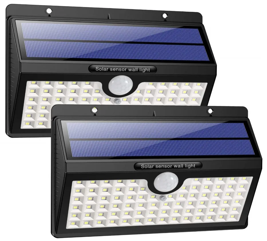 
Outdoor Solar panels 78 LED Waterproof Motion Sensor Lights Super Bright Wall Lights for Front Door, Back Yard,Garage 