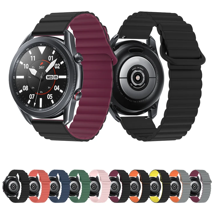 20mm 22mm Silicone Smart Bands Bracelet Watch Straps for Samsung Galaxy  Active Fit e 4 3 2 Gear s3 s2 Classic Strap