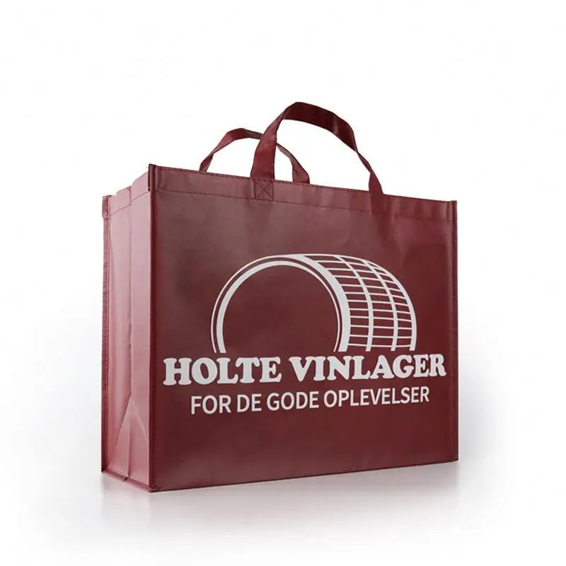 Custom Logo Handled Style And Non-woven Material Die Cut Handle Tradeshow