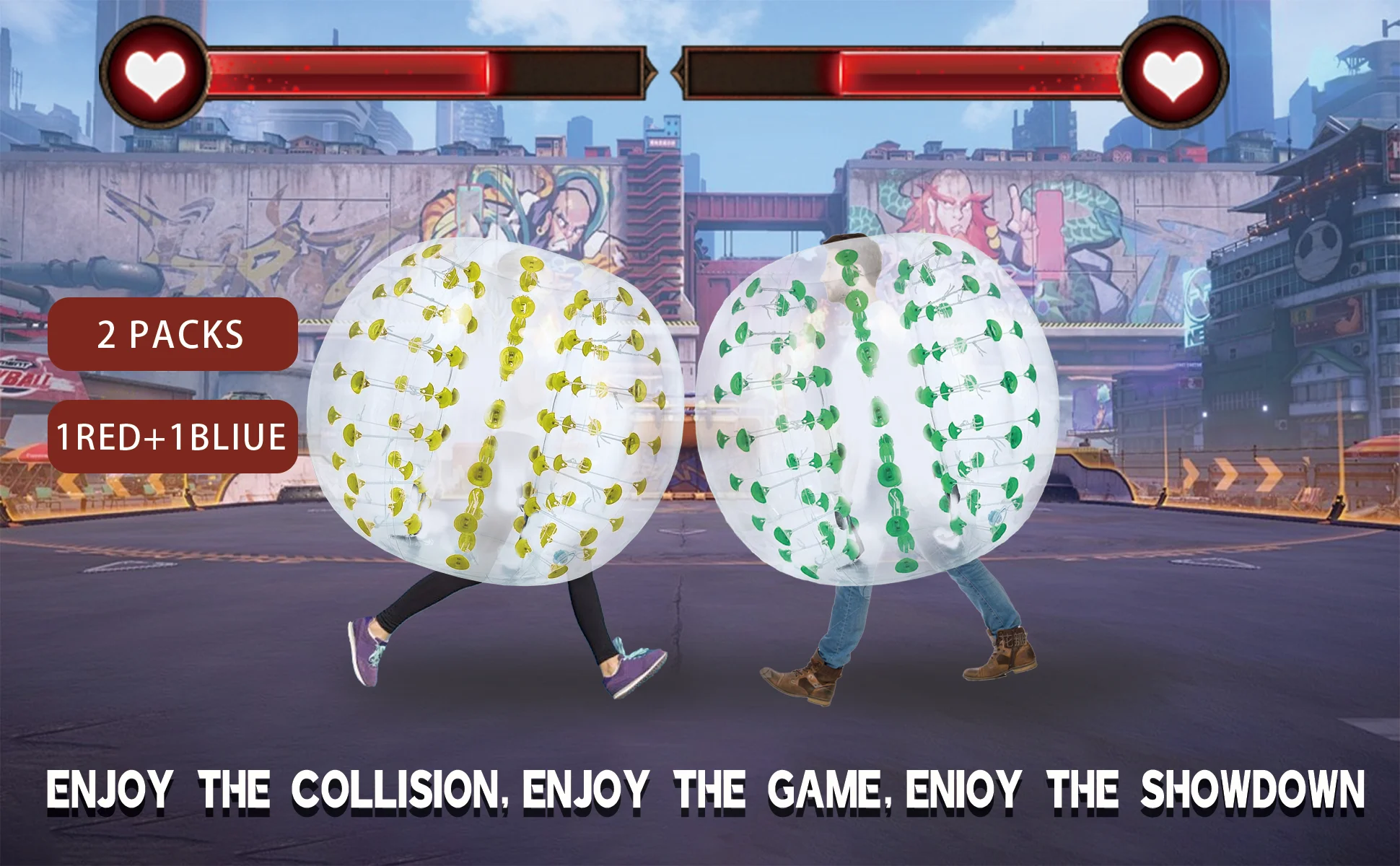 High quality PVC /TPU  factory price bumper ball  bumper bubble soccer balls for kids and adults soccer ball