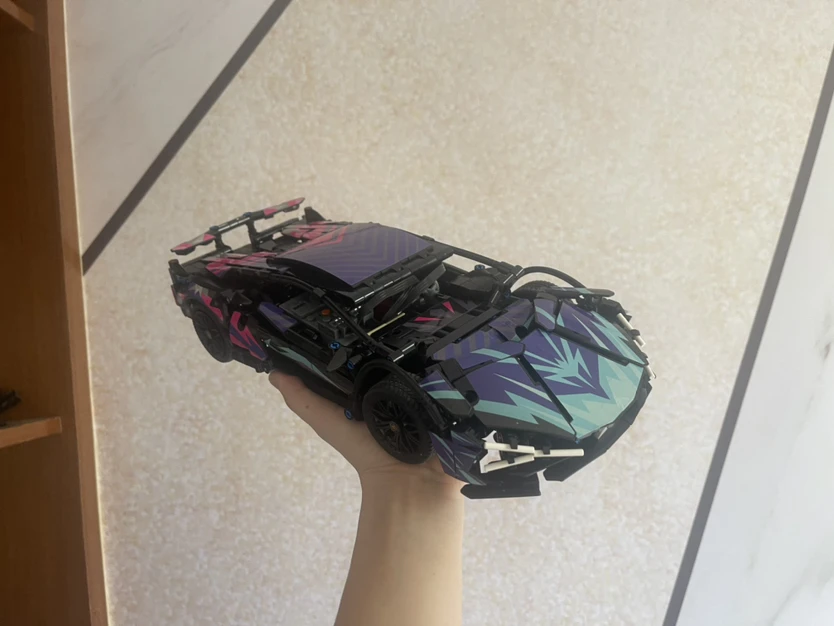 Toy Car Molding 1:14 Display Plastic Toy Vehicle Moc Building Block Model Racing Cars Building Blocks Building Blocks Car