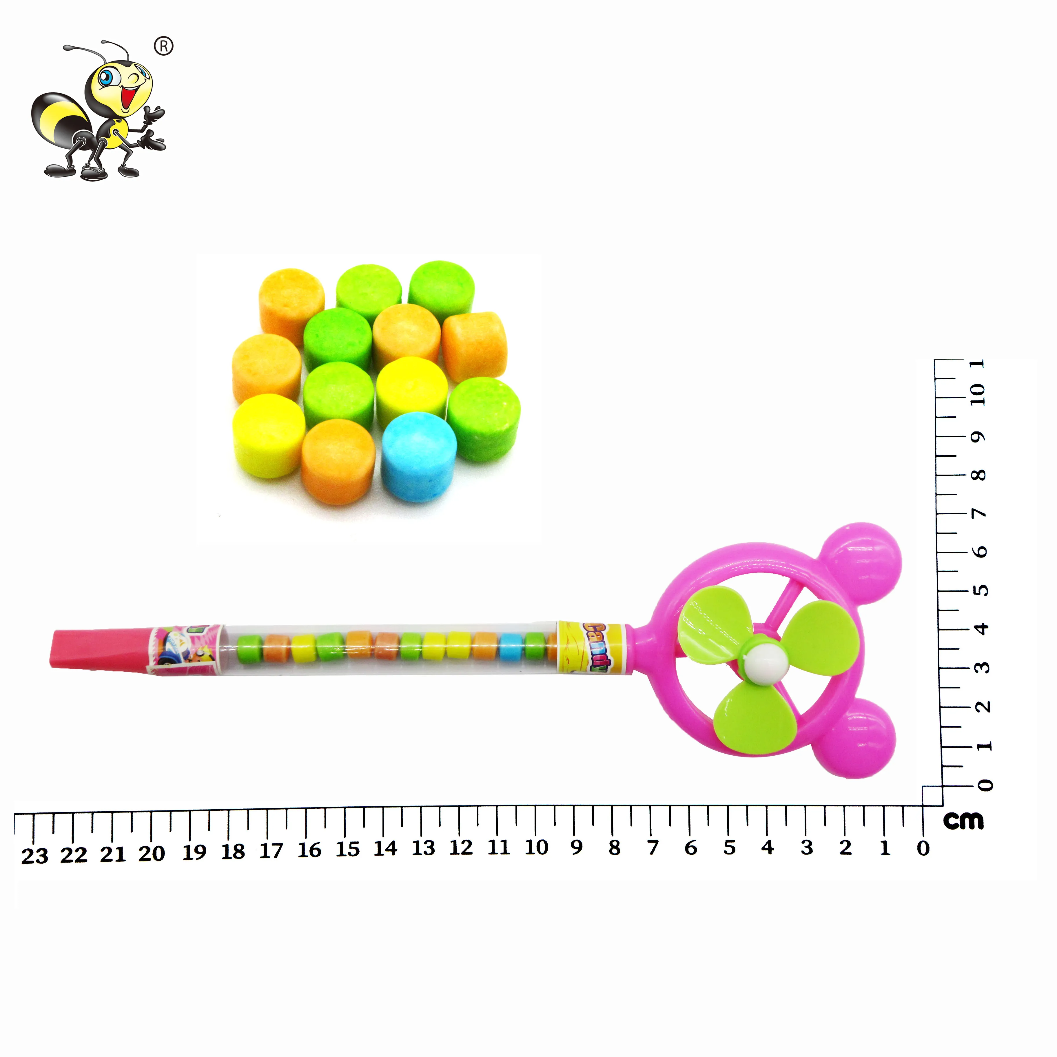 wholesale whistle toy light pressed candy filled toys sweet 2023 kids