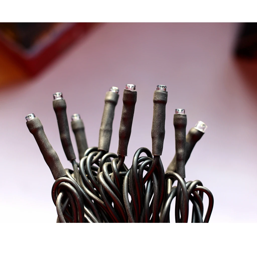 Outdoor Decorative LED Light 8 Modes Twinkle Fairy Lighting for Xmas Tree Yard Patio  Christmas Green String Lights