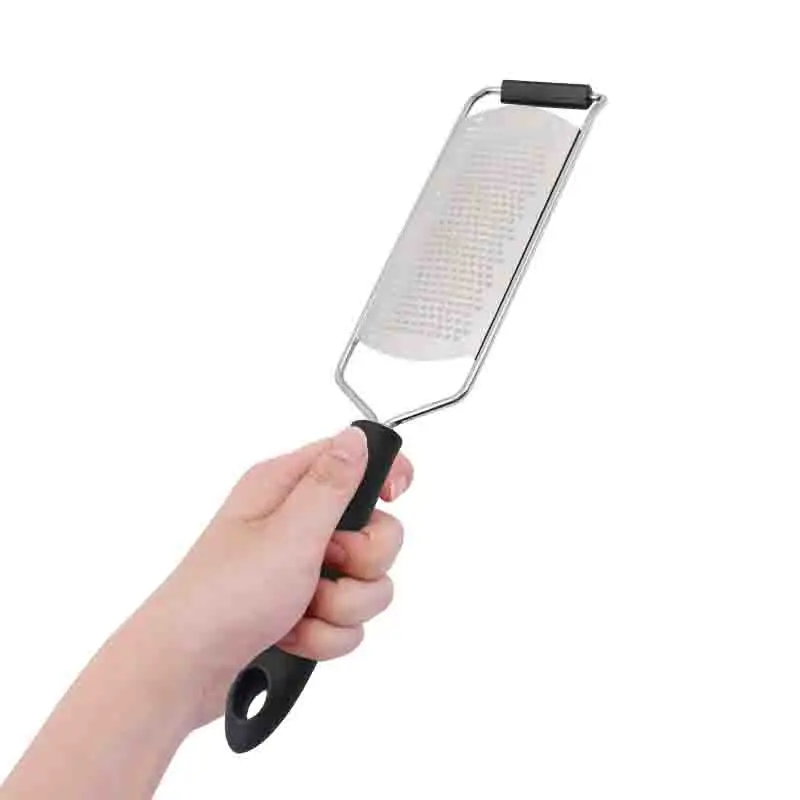 Hot Sale Stainless Steel Cheese Vegetable Grater Lemon Zester With PP Plastic Handle
