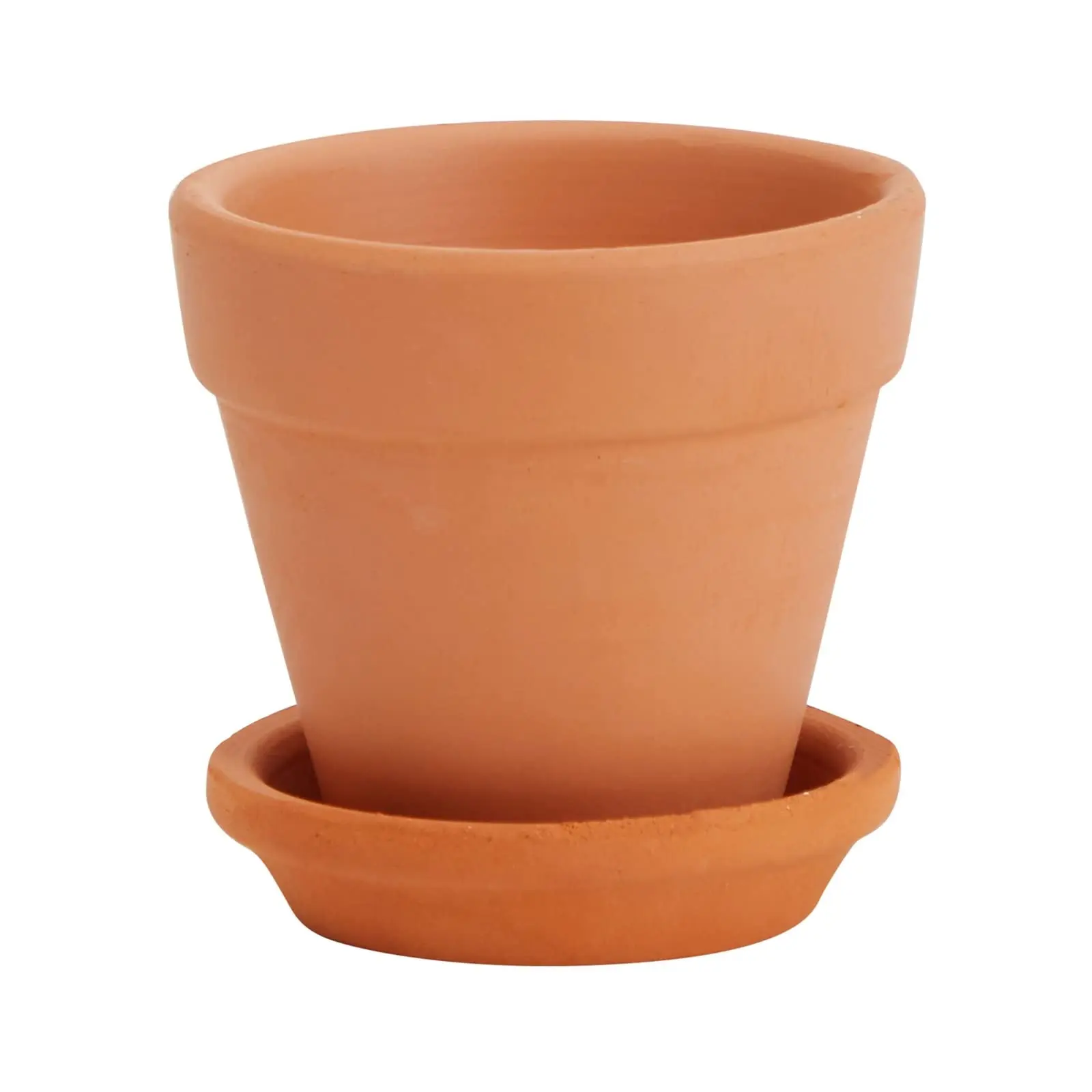 Custom Handmade Garden Mini 2 Inch Clay Terracotta Planter Succulents Pots with Saucer