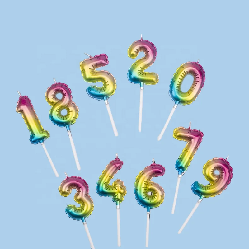 Candle manufacturers Wholesale Printed Numbers Candles