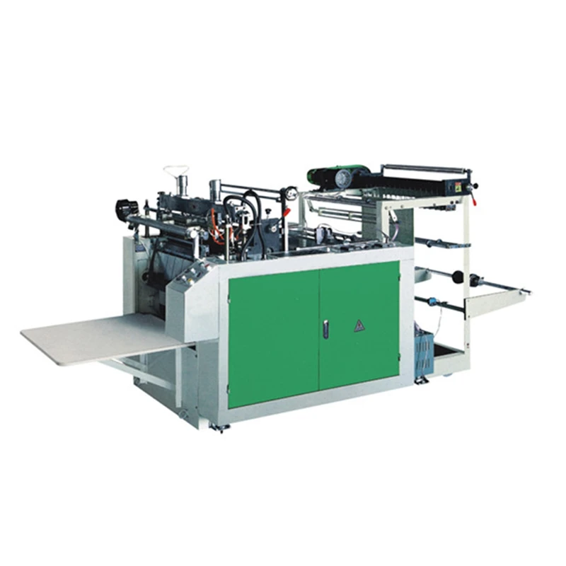Computer-controlled heat shrink sealing cutting machine plastic pe t-shirt shoping carry bags making machines