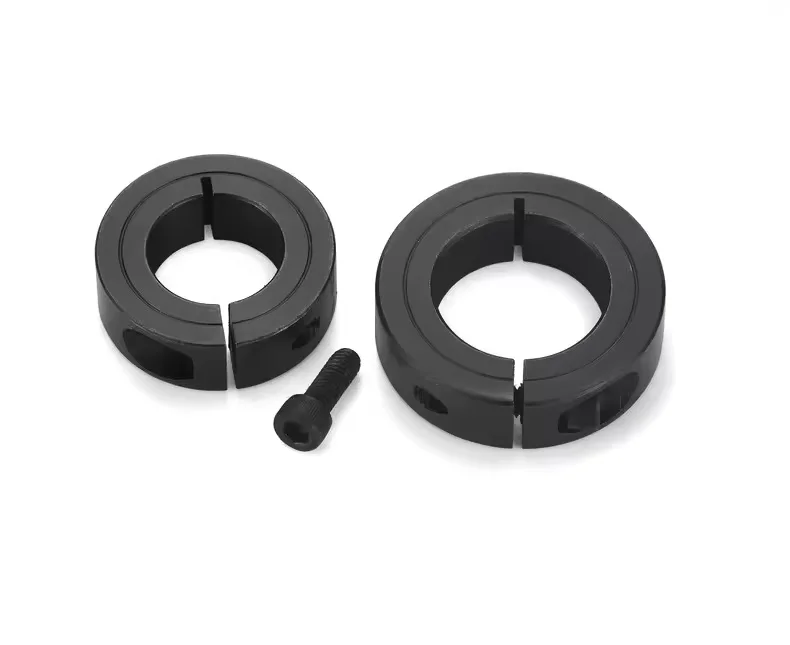 Custom Inch SC45# steel shaft mounting ring Shaft Collar Two Piece Clamp hight quality 2-piece Clamp Type Shaft Collars Clamp