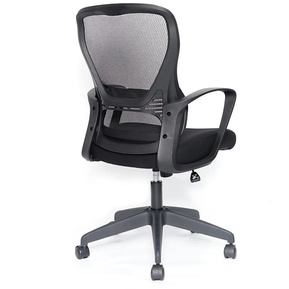 Kabel High Quality Mid Black Mesh Back Ergonomic Chair Office Visitor Pc Chairs
