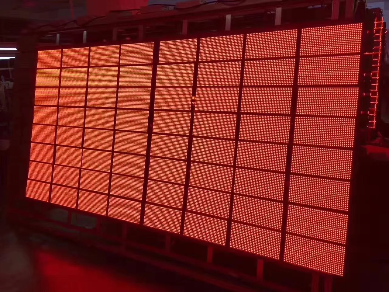 Scrolling moving message Red P10 54x10inch sign outdoor dot matrix Led display