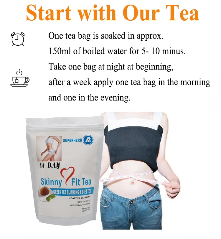 Natural Herbal Slimming Tea 14 Days Skinny Lose Weight Cosmetology Clean Intestines Fat Reduction Health Management