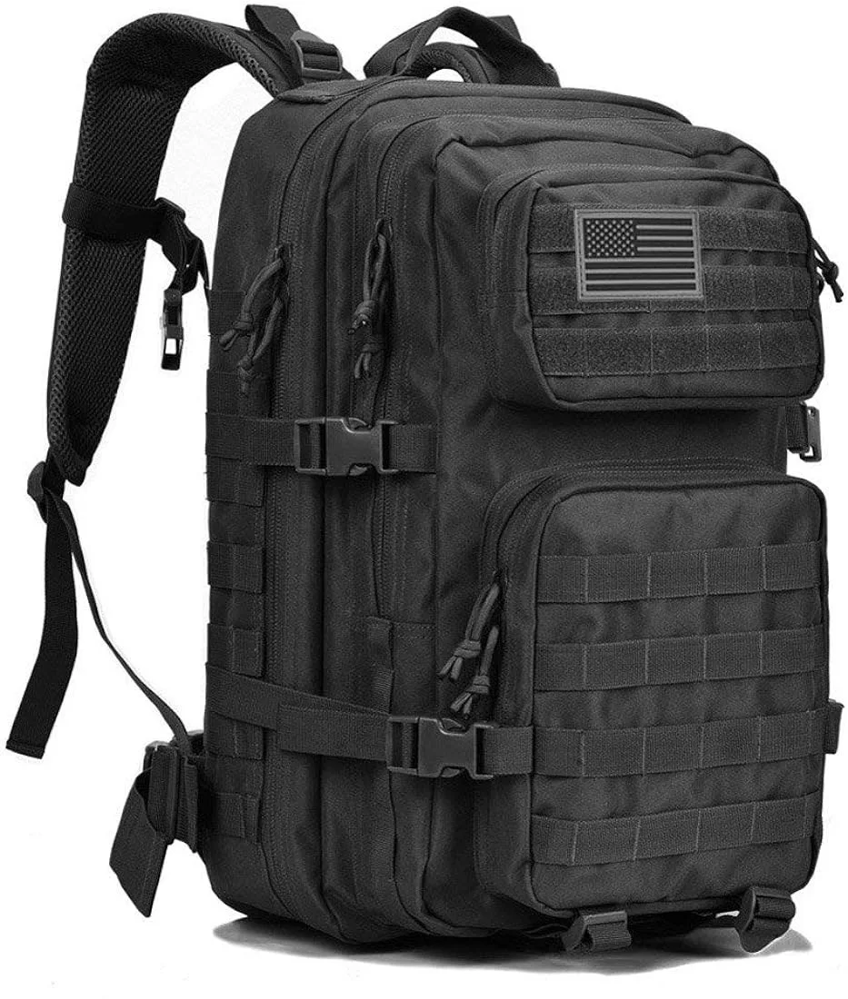 Low MOQ  900D Oxford Hiking Backpack Multifunctional Tactical Backpack with Molle System Camo Pattern Waterproof Camo Backpack