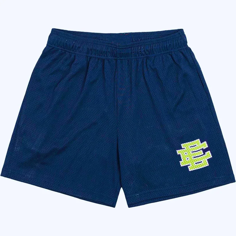 HG2101 Custom Logo Big and Tall Blank Summer Running Eric Emanuel EE Mesh Basic Basketball Shorts
