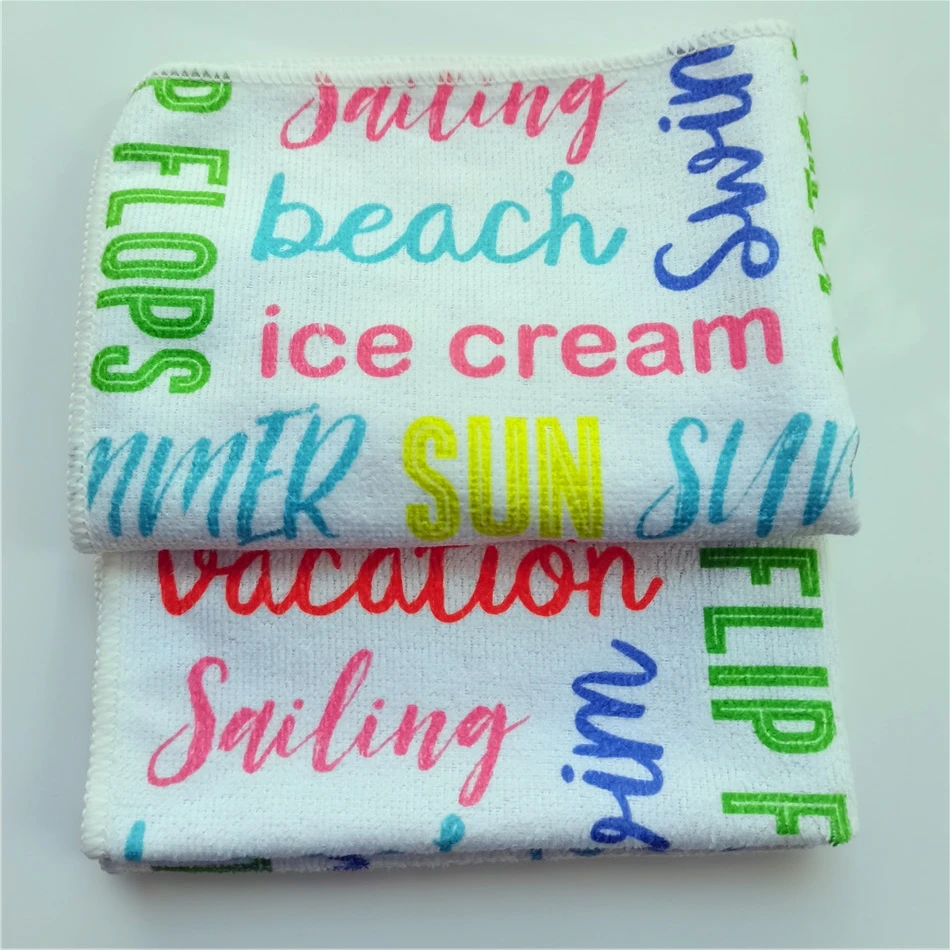 40x60 Christmas microfiber digital print tea towel kitchen towel