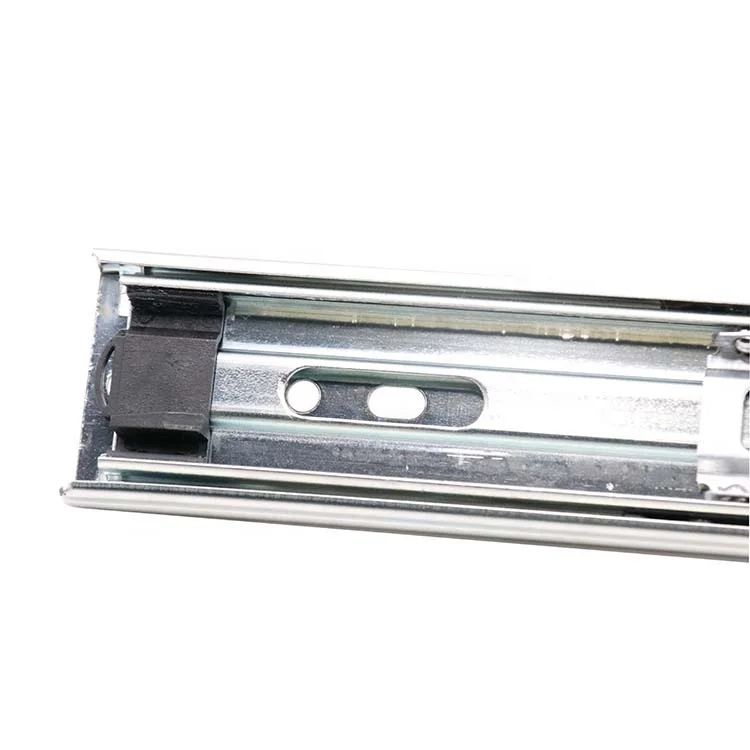 3 Ball Bearing Drawer Slides 42mm Linear Guide Rail Open Drawer for Furniture