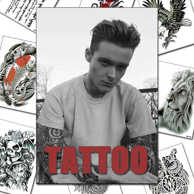 Wholesale  Non-toxic Temporary Waterproof Body Cool Designs Arm Tattoo/ Tatoo Sticker